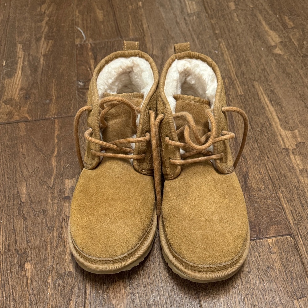 UGG Tan Kids Boots with Cozy Lining